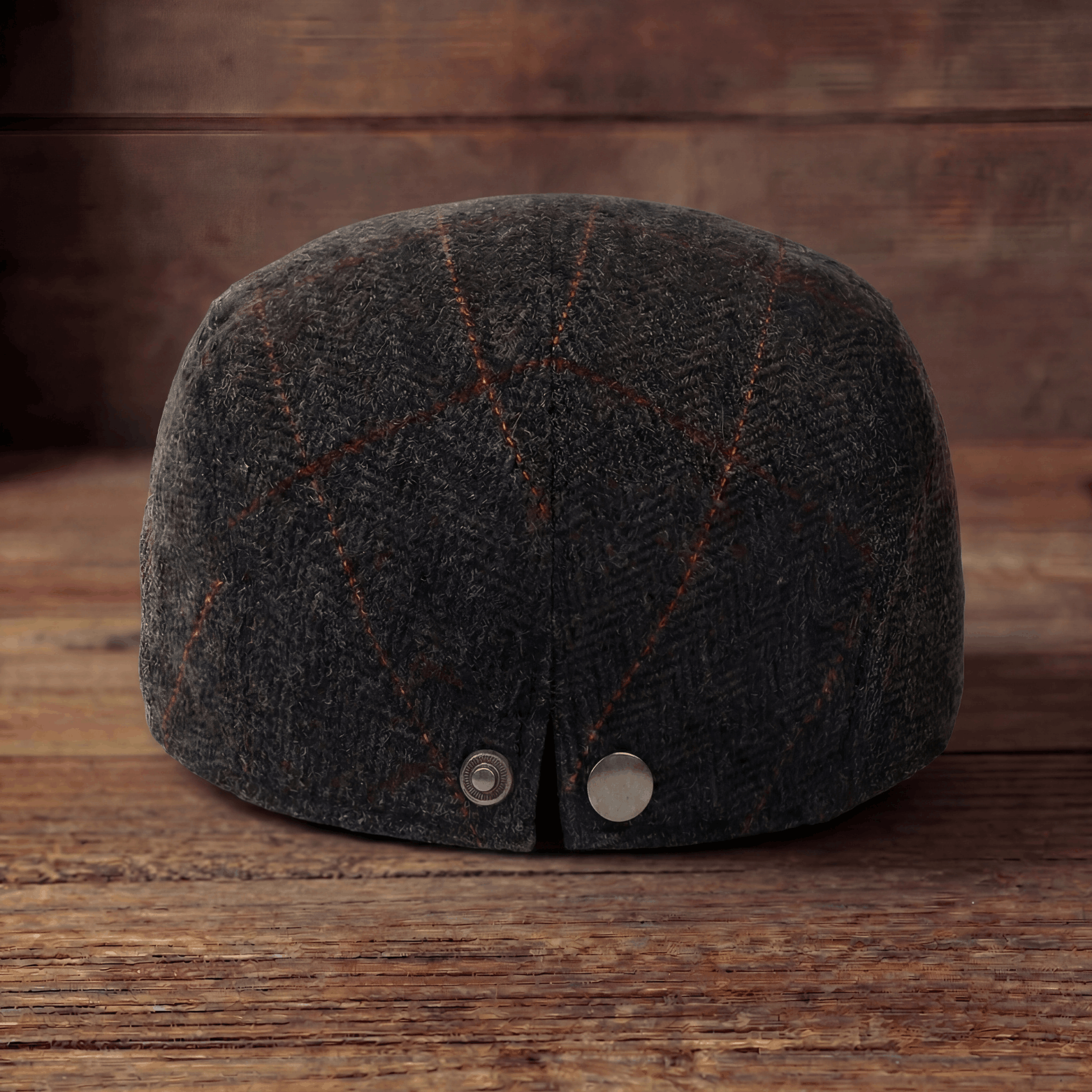 Pinstripe Herringbone Cap