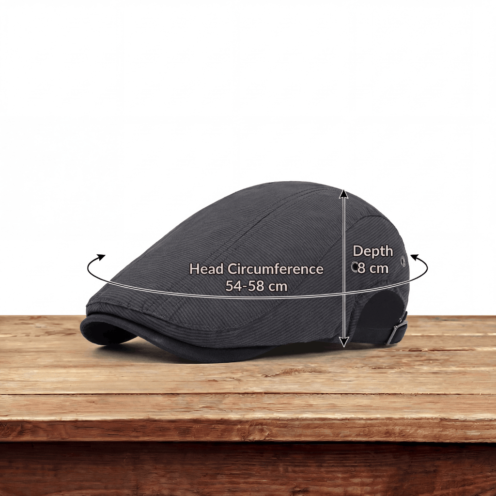 Pinstripe Cotton Cap
