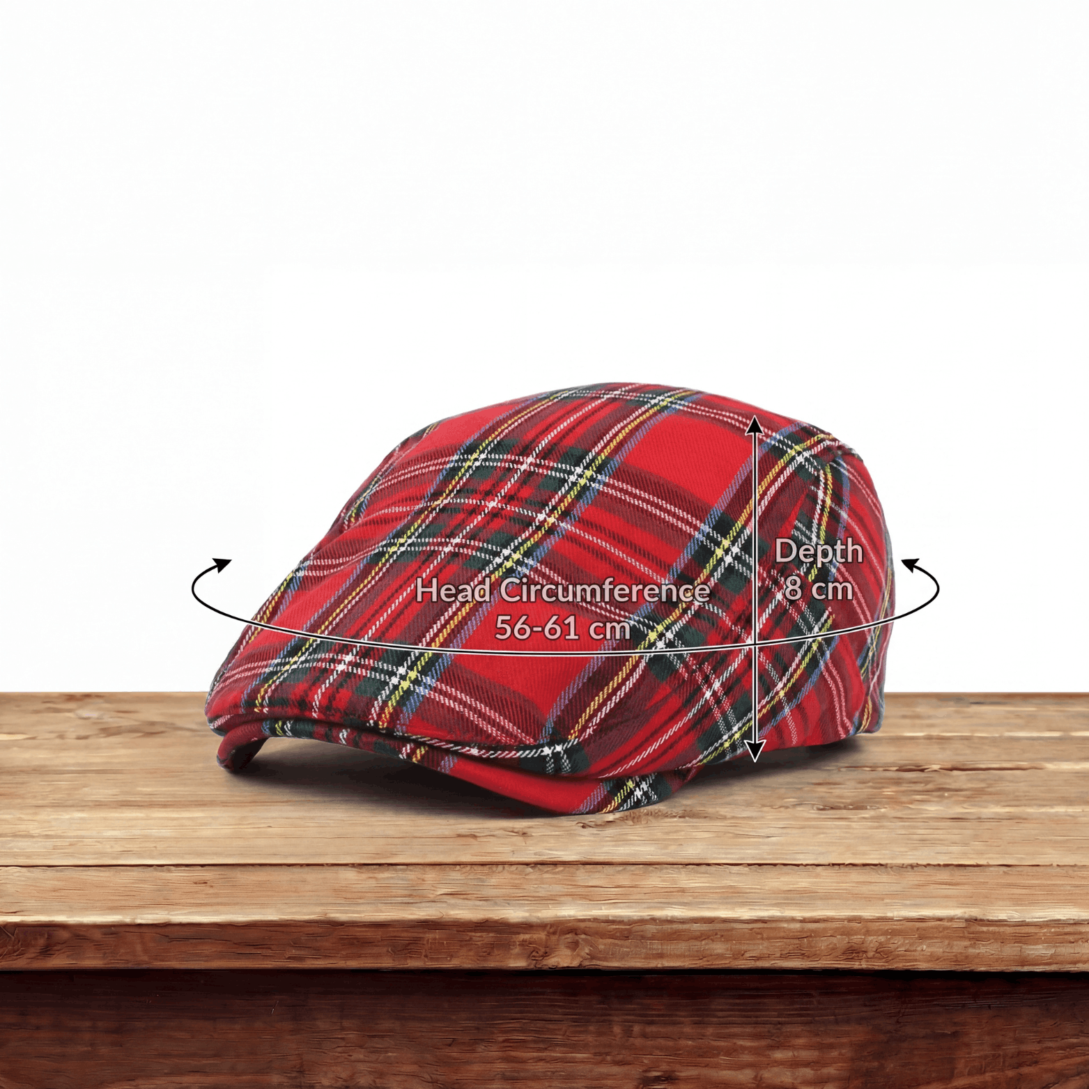 Festive Plaid Cap