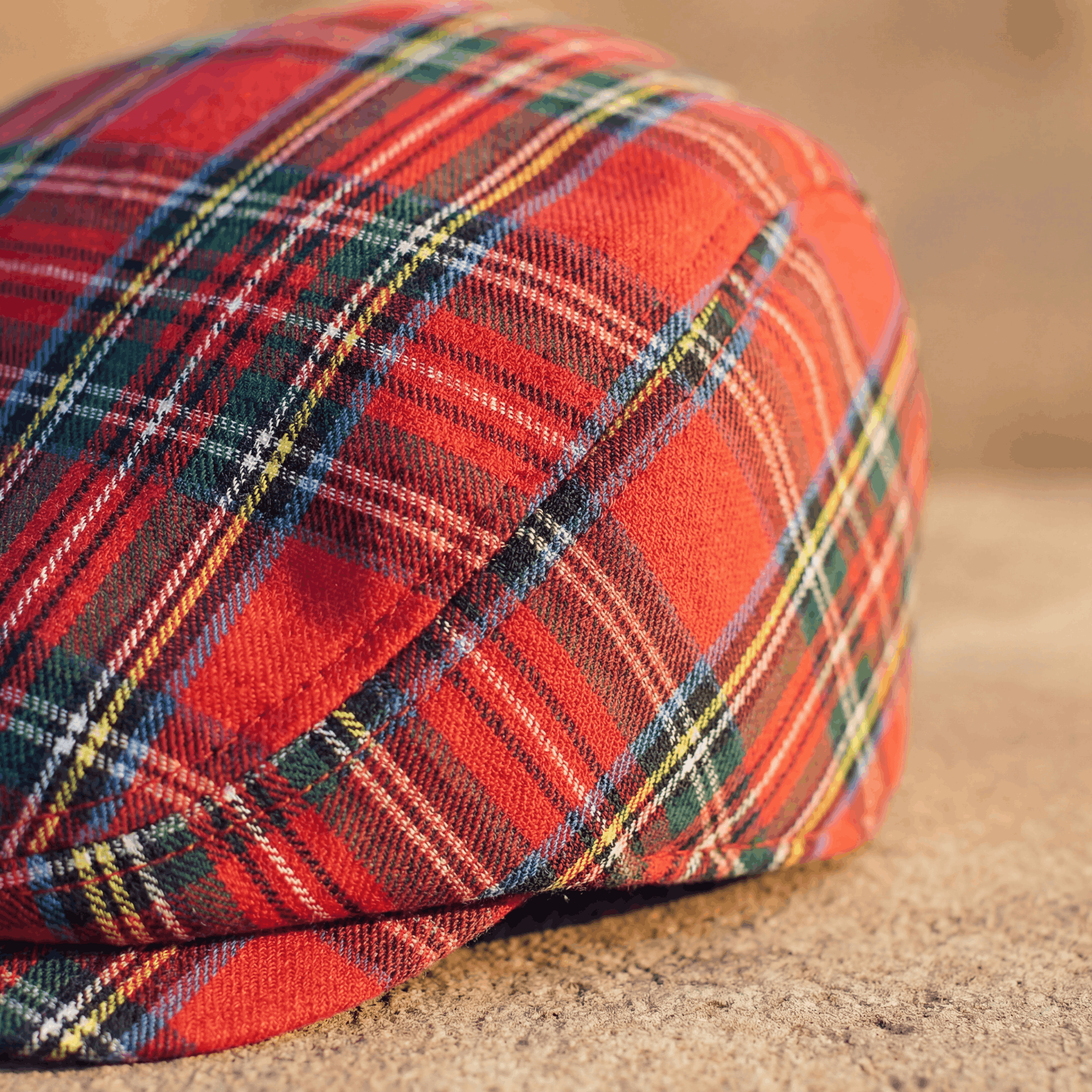 Festive Plaid Cap