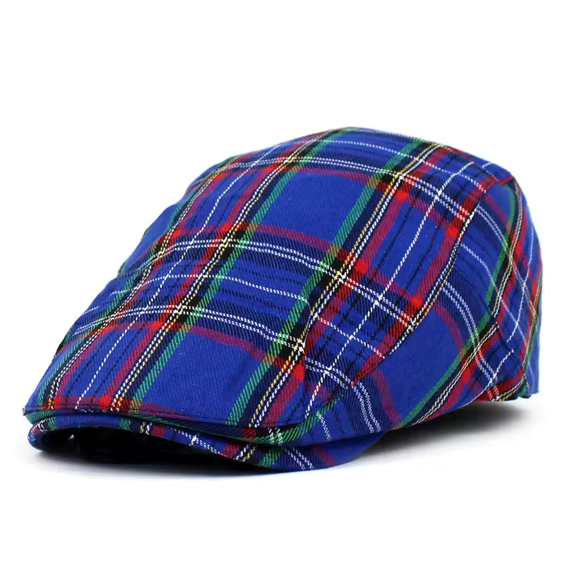 Festive Plaid Cap