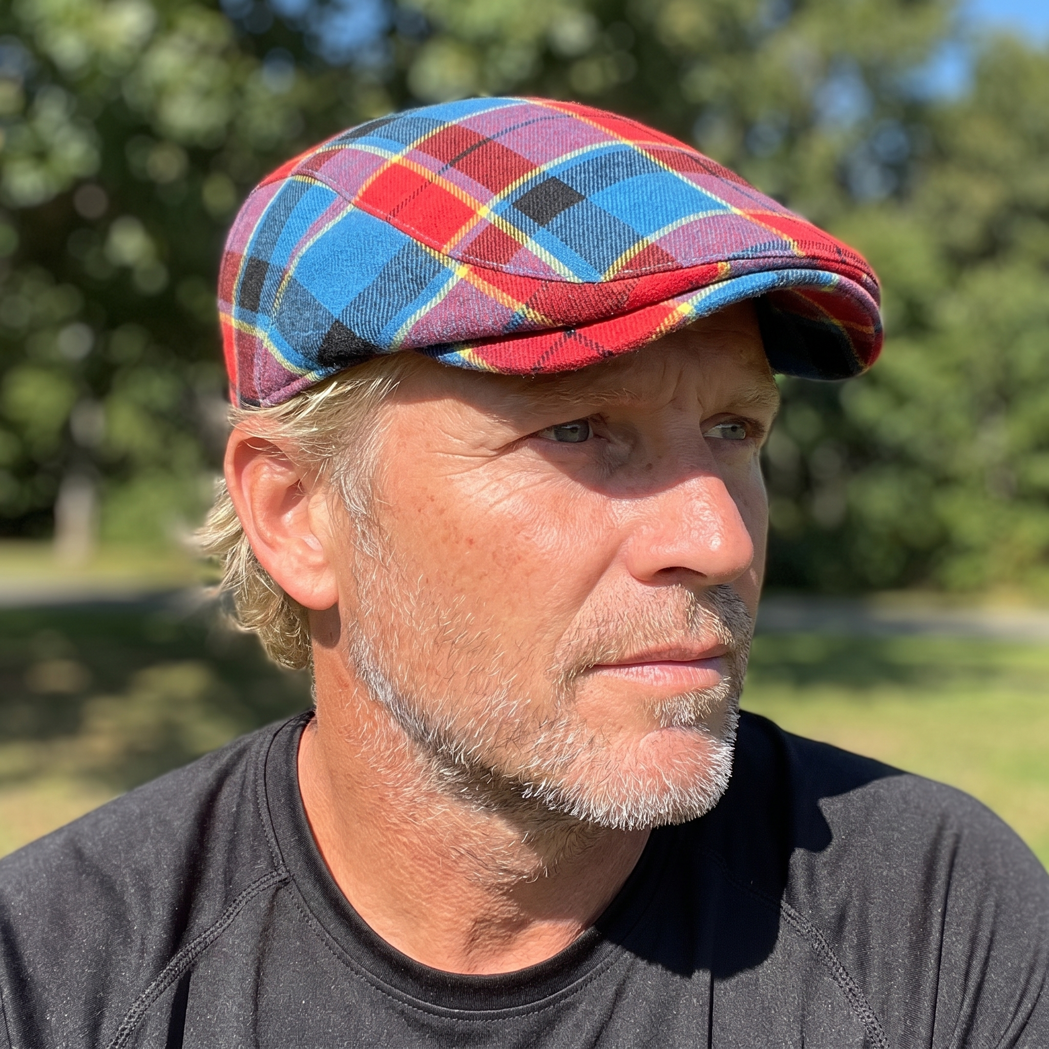 Holiday Tartan Cap